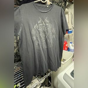 Mens black GUESS tee shirt large